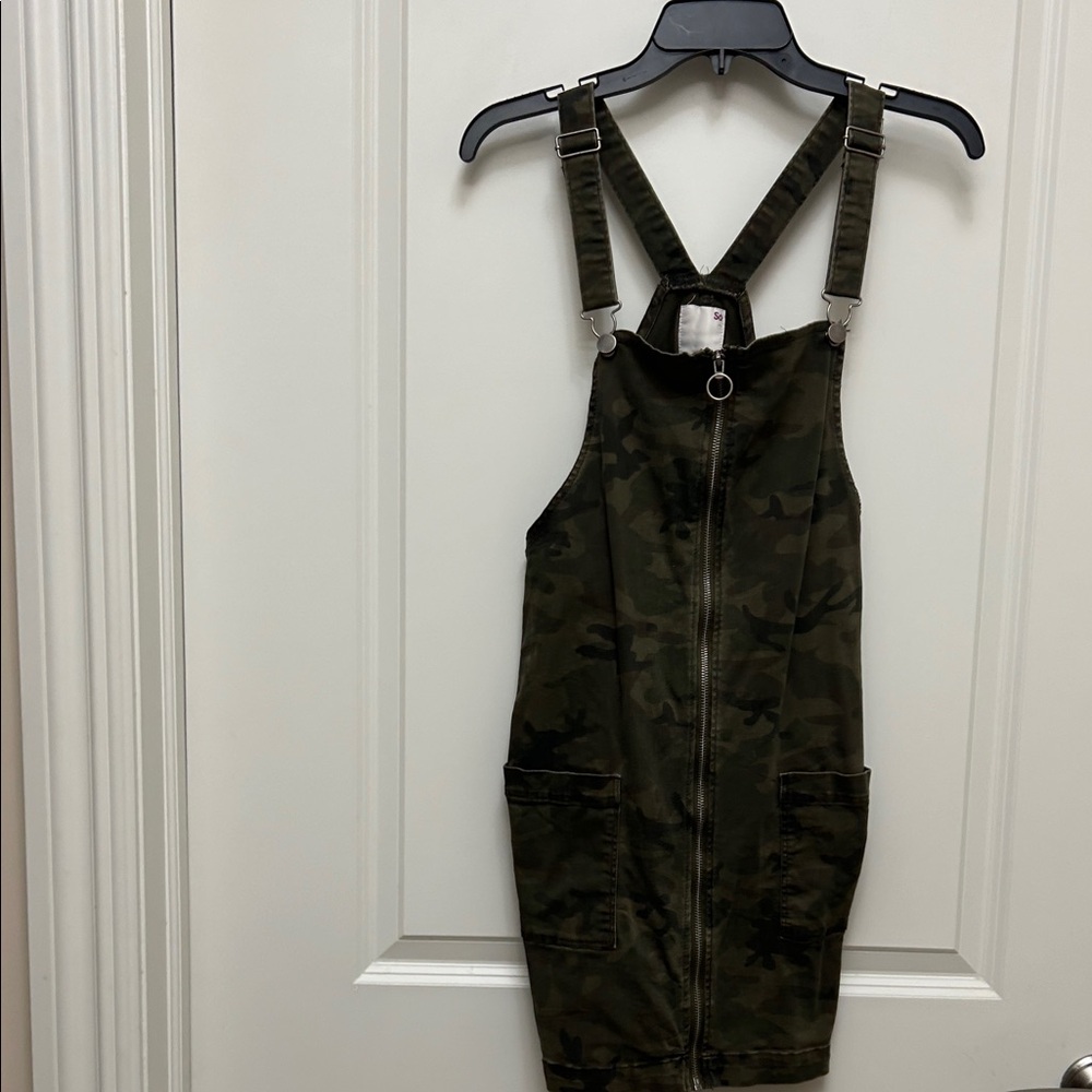 Camouflage Overall Dress